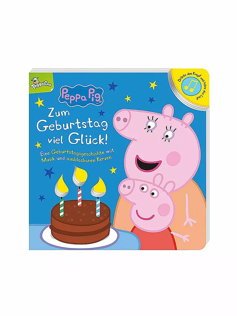 PANINI VERLAG | Buch -  Peppa Pig - Zum Geburtstag viel Glück! mit Soundeffekt | keine Farbe
