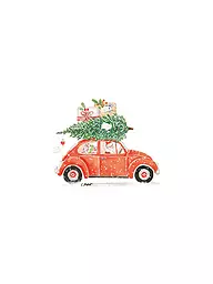 PAPER-PRODUCTS | Weihnachts Lunch-Servietten 33x33cm CHR. DELIVERY | Rot