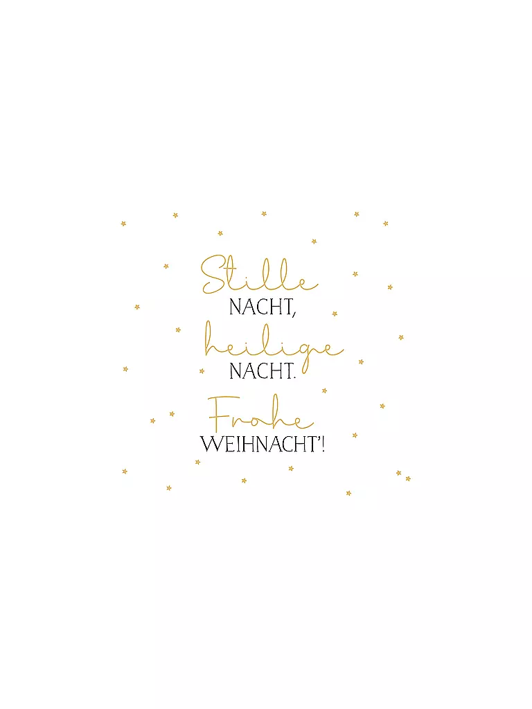 PAPER-PRODUCTS | Weihnachts Lunch-Servietten 33x33cm STILLE NACHT | Weiss