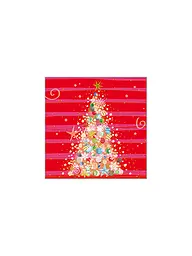 PAPER-PRODUCTS | Weihnachts-Servietten 25x25cm | Rot
