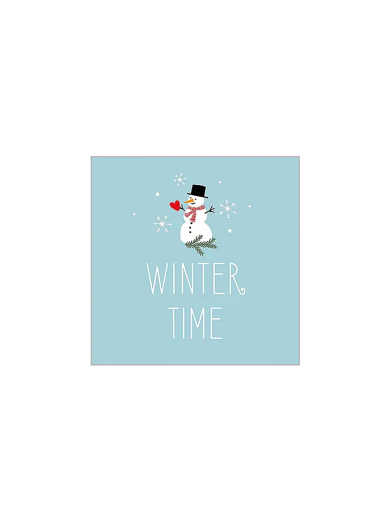 PAPER-PRODUCTS | Weihnachts-Servietten 25x25cm | mint