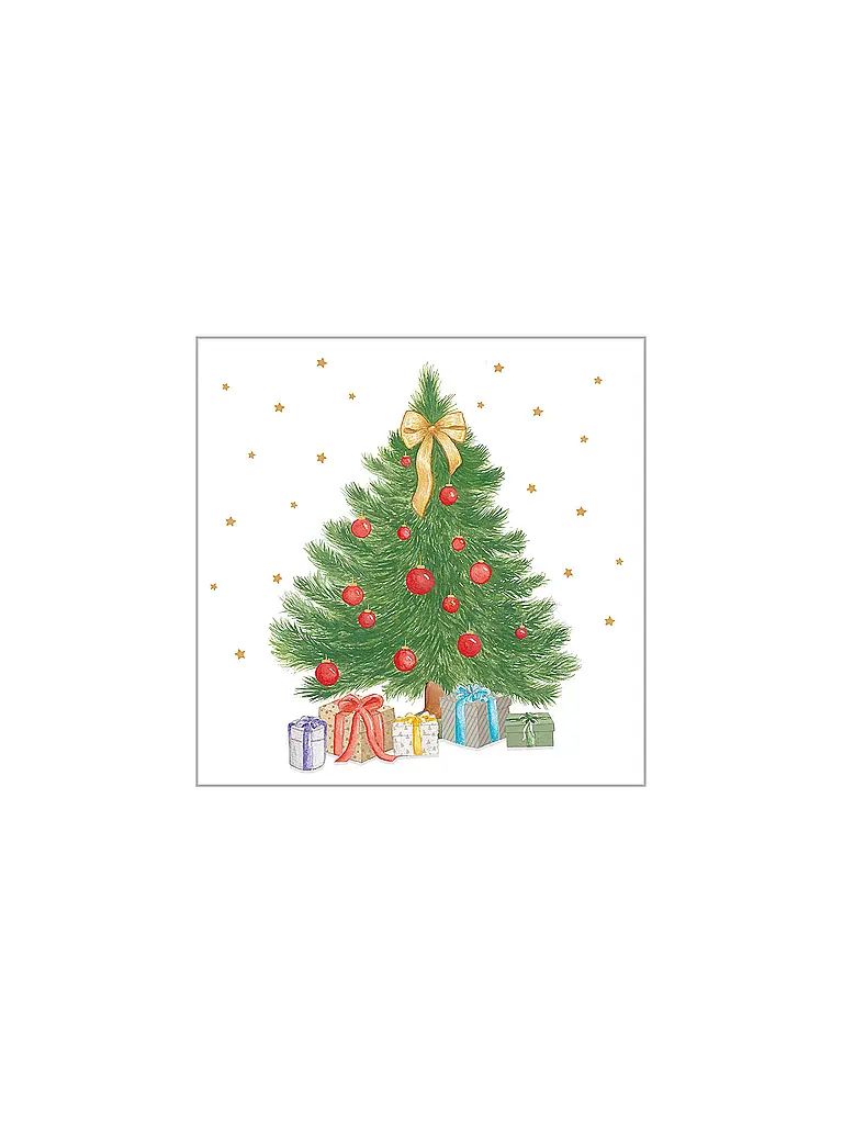 PAPER-PRODUCTS | Weihnachts-Servietten 25x25cm | Weiss