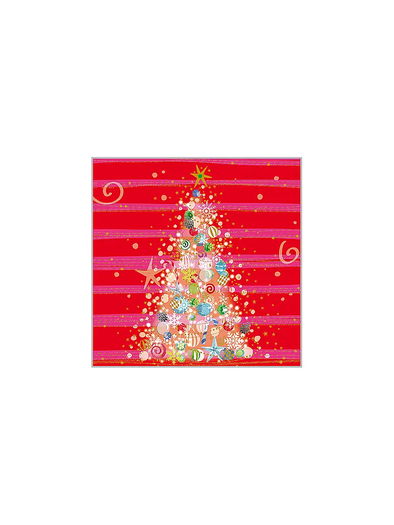 PAPER-PRODUCTS | Weihnachts-Servietten 25x25cm | rot