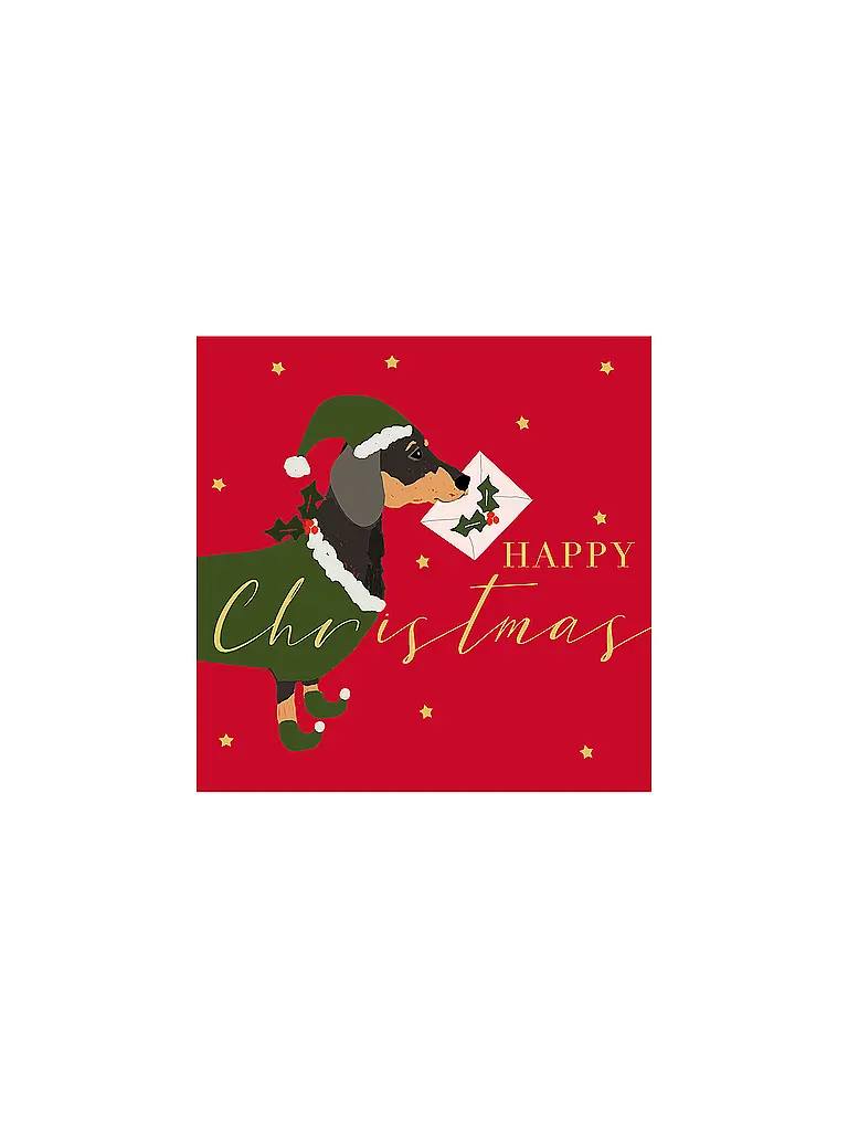 PAPER-PRODUCTS | Weihnachts-Servietten 33x33cm  | rot