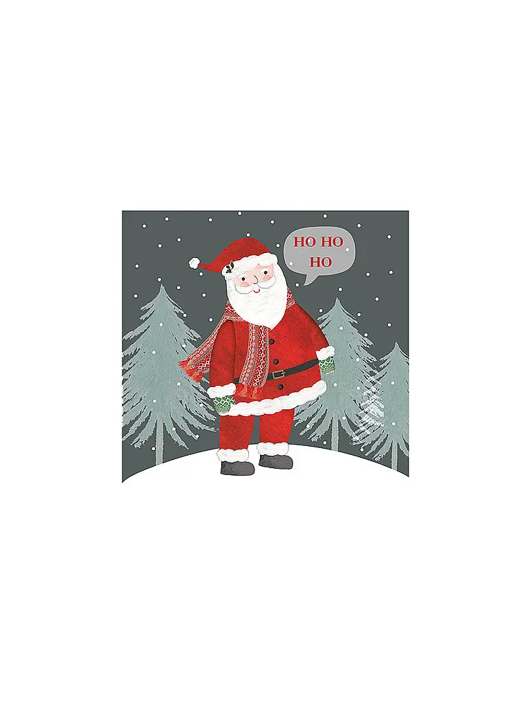 PAPER-PRODUCTS | Weihnachts-Servietten 33x33cm  | Grau