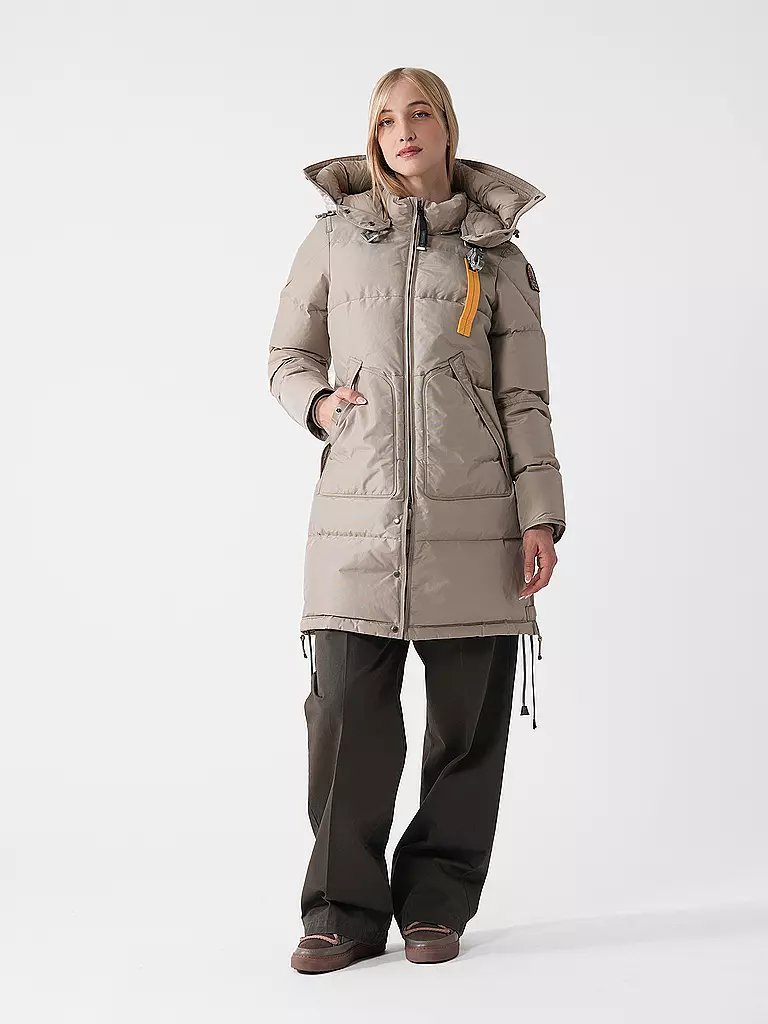 PARAJUMPERS | Daunensteppmantel LONG BEAR | beige