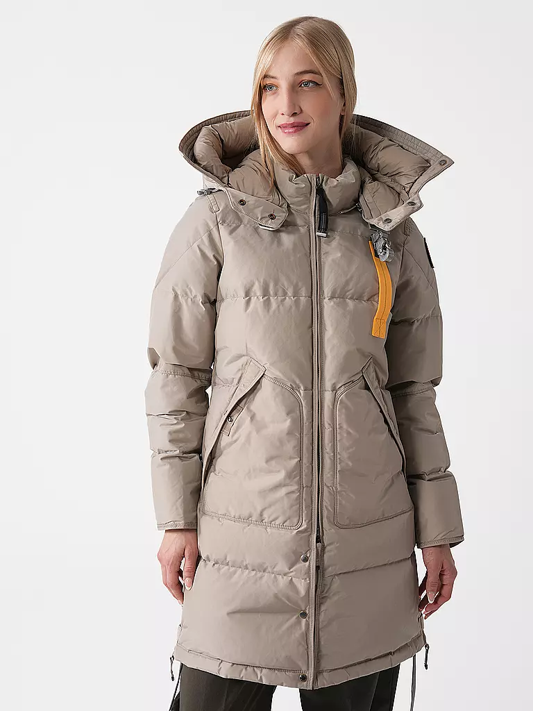 PARAJUMPERS | Daunensteppmantel LONG BEAR | beige