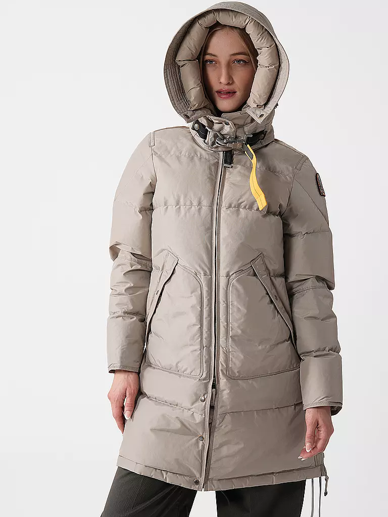 PARAJUMPERS | Daunensteppmantel LONG BEAR | beige