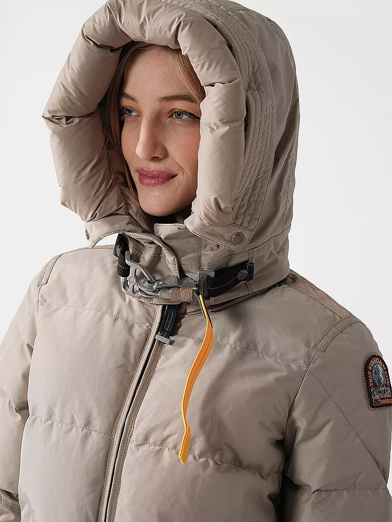 PARAJUMPERS | Daunensteppmantel LONG BEAR | beige