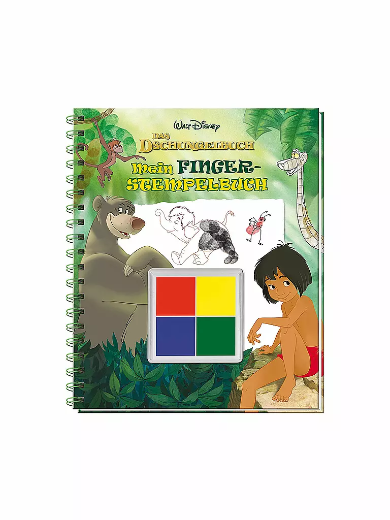 PARRAGON VERLAG | Buch - Walt Disney - Das Dschungelbuch - Mein Fingerstempelbuch | transparent