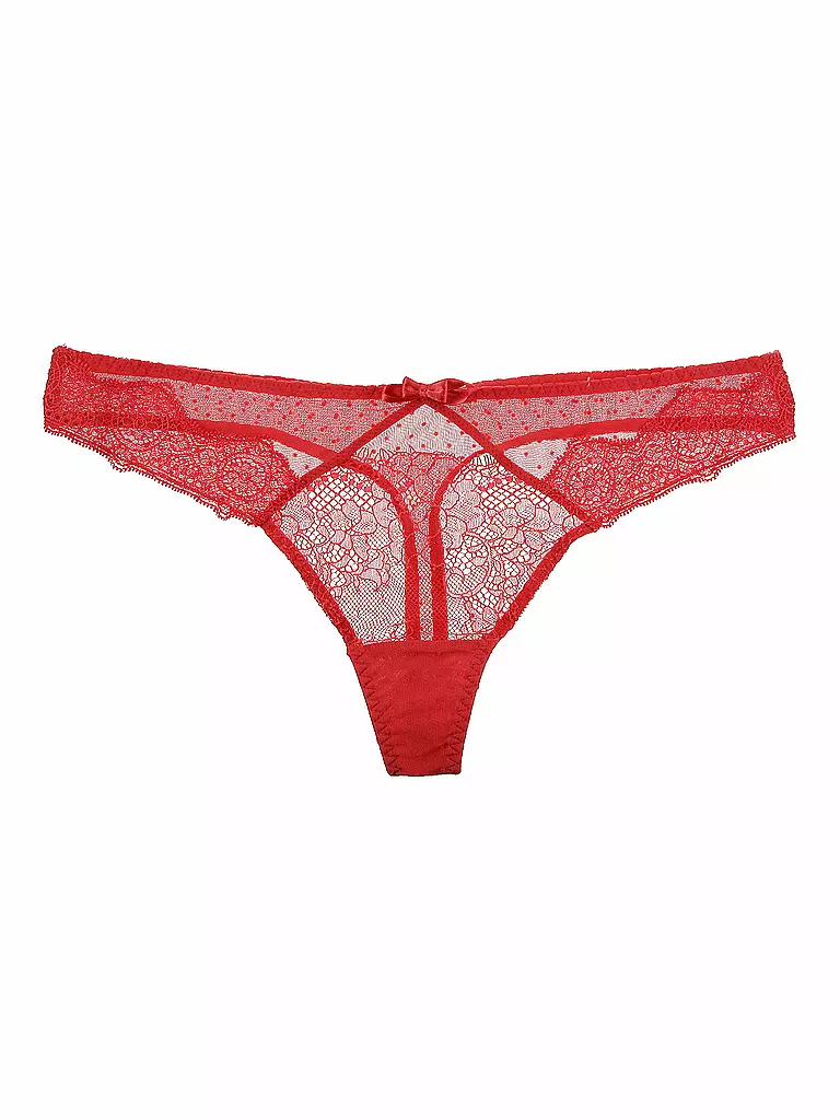 PASSIONATA | String "Belle de Jour" (Mohnrot) | 