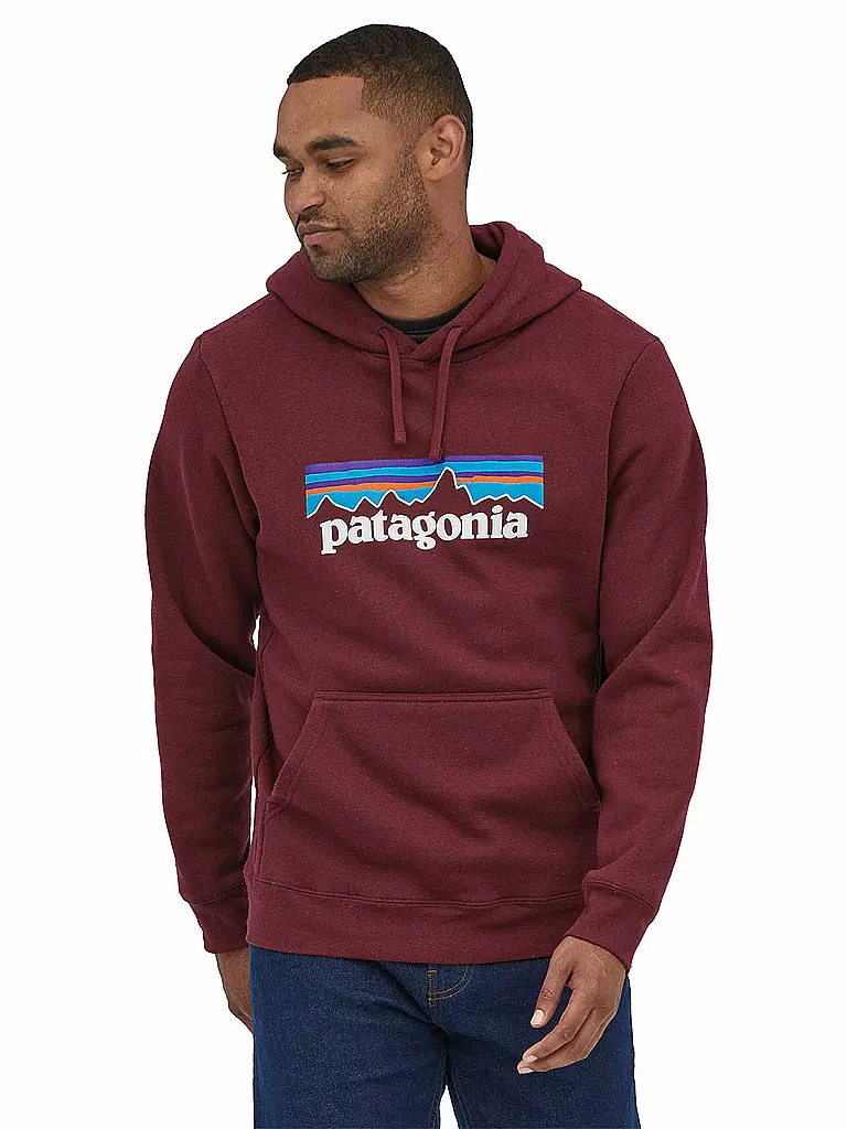 PATAGONIA | Kapuzensweater - Hoodie P-6 LOGO UPRISAL HOODY | rot