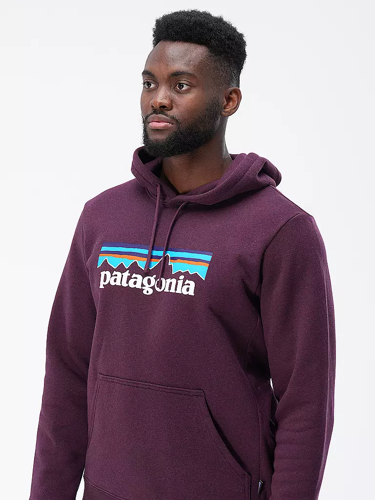 PATAGONIA | Kapuzensweater - Hoodie P-6 LOGO UPRISAL HOODY | beere