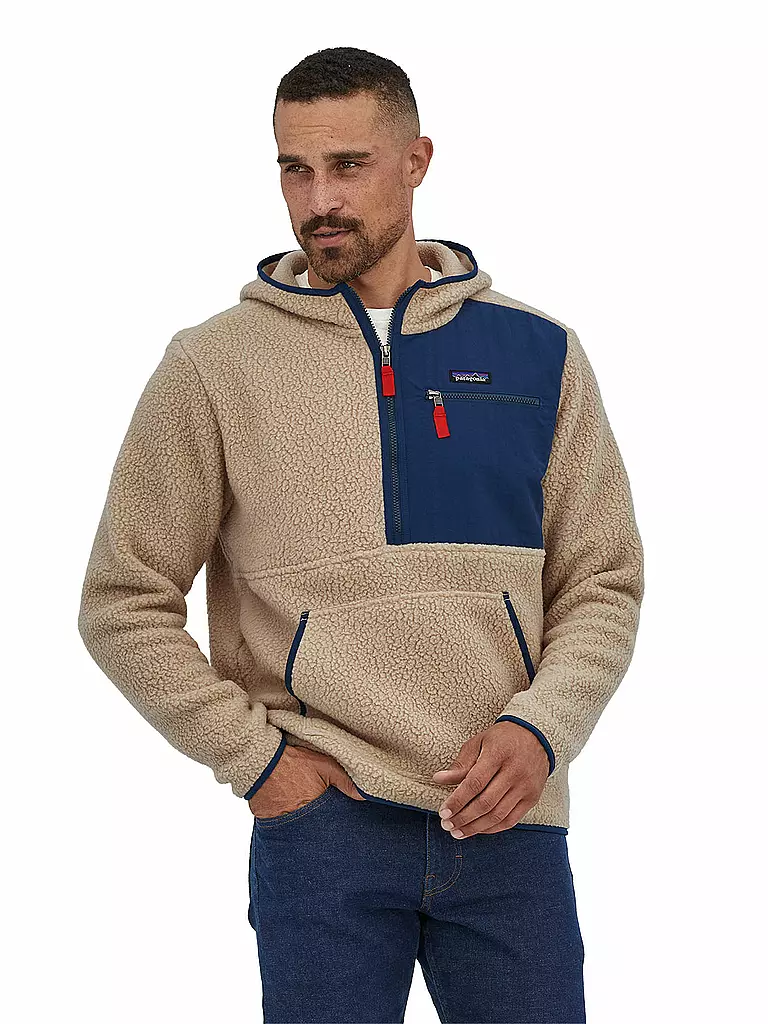 PATAGONIA | Pullover - Fleecehoodie RETRO PILE | beige