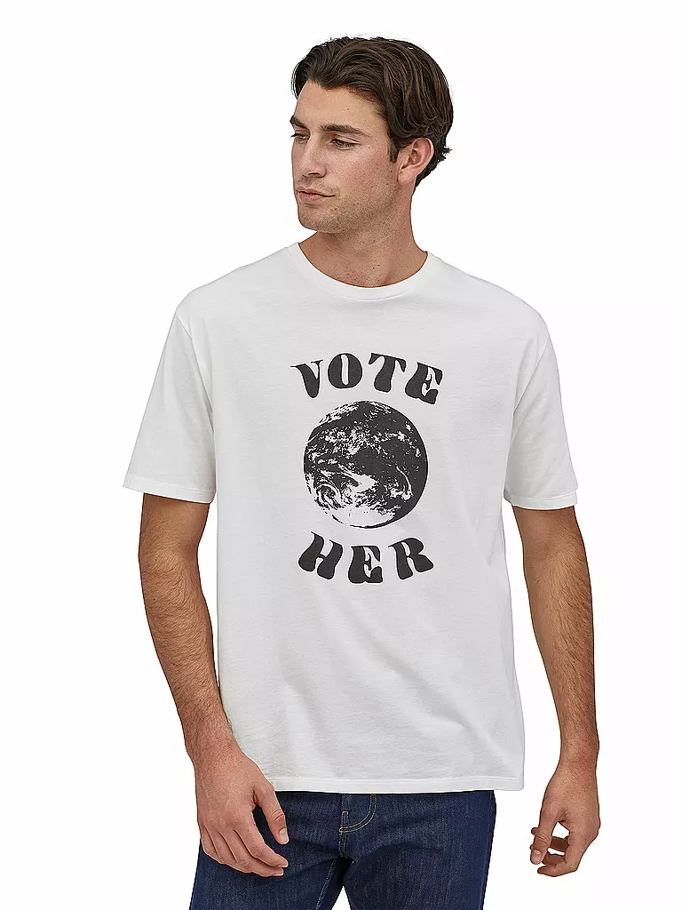PATAGONIA | T Shirt Vote her | weiß