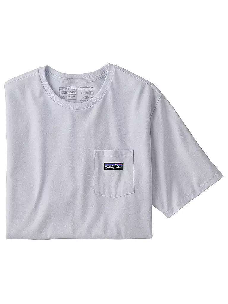 PATAGONIA | T-Shirt M'S P-6 LABEL POCKET RESPONSIBILI-TEE | weiss