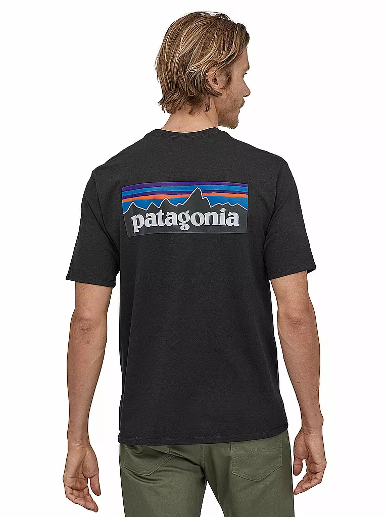 PATAGONIA | T-Shirt M'S P-6 LOGO RESPONSIBILI-TEE | schwarz