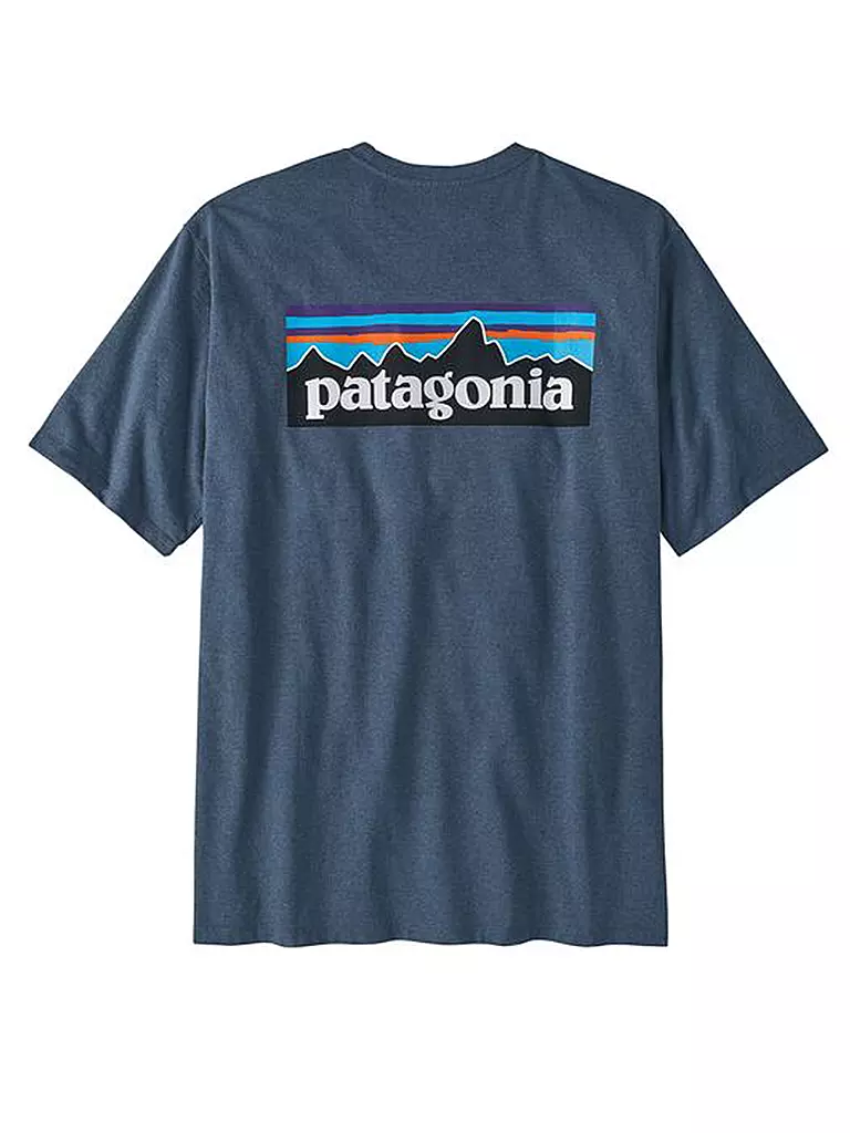 PATAGONIA | T-Shirt M'S P-6 LOGO RESPONSIBILI-TEE | blau