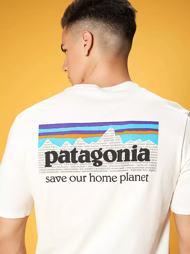 PATAGONIA | T-Shirt M'S P-6 MISSION ORGANIC T-SHIRT | weiss