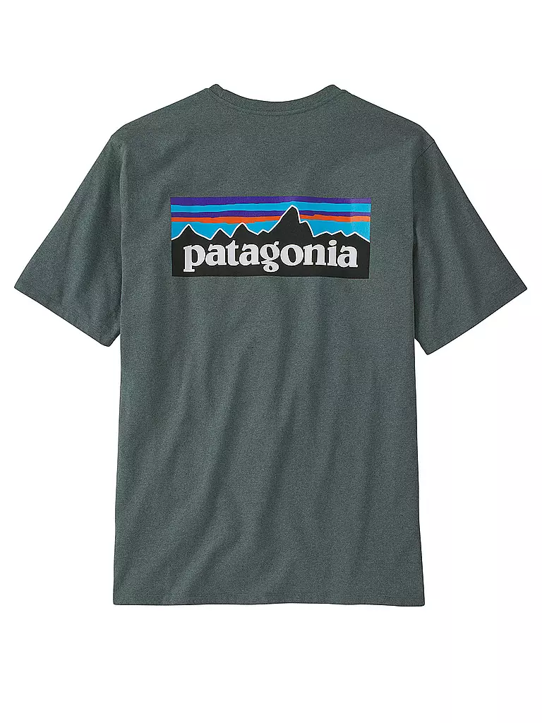 PATAGONIA | T-Shirt M'S P-6 LOGO RESPONSIBILI-TEE | hellgrün