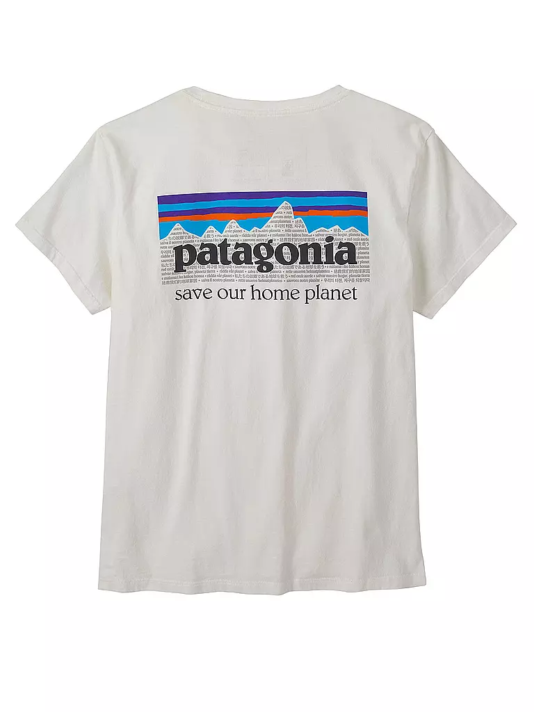 PATAGONIA | T-Shirt P-6 MISSION ORGANIC | weiss
