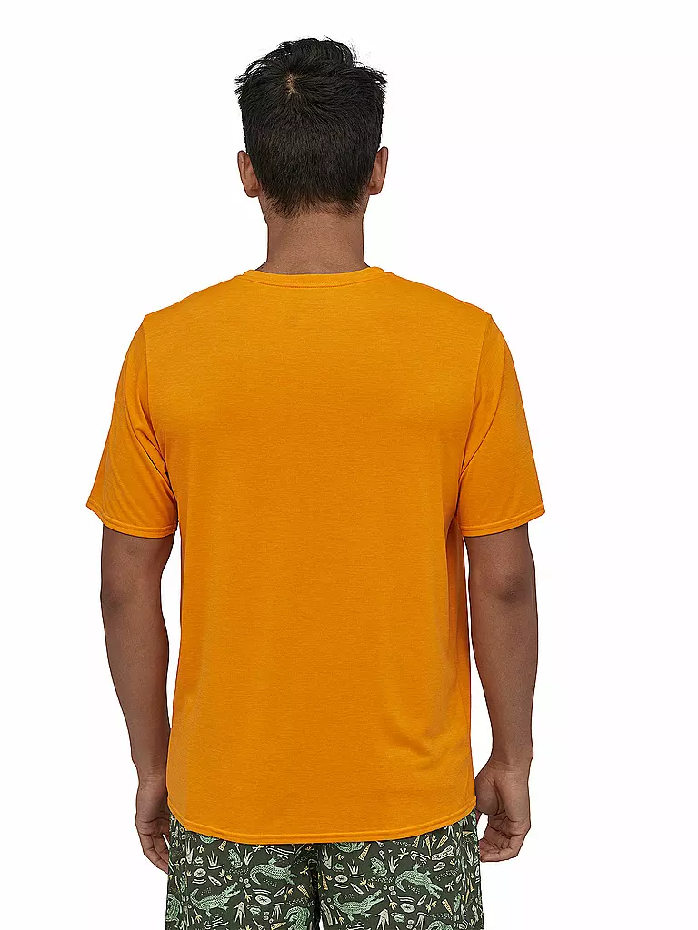 PATAGONIA | UV Schutz Langarmshirt " Capilene® Cool Daily Graphic " | orange
