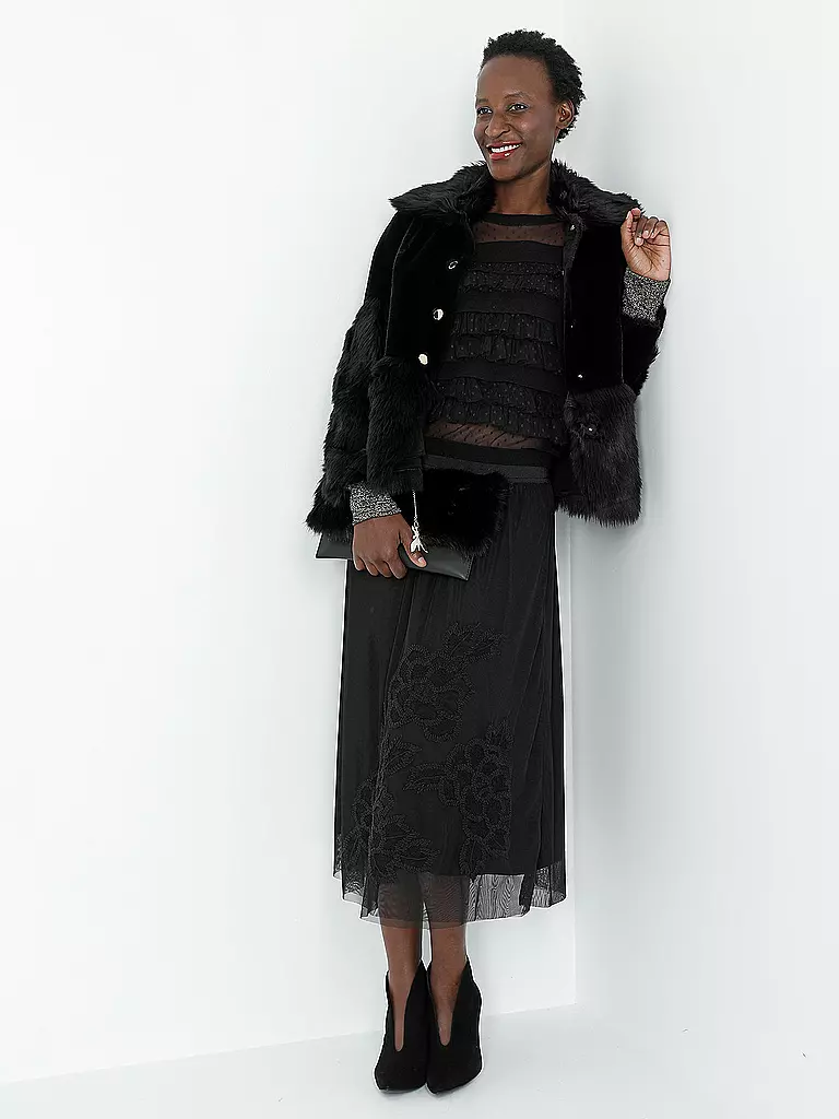 PATRIZIA PEPE | Jacke in Felloptik | 