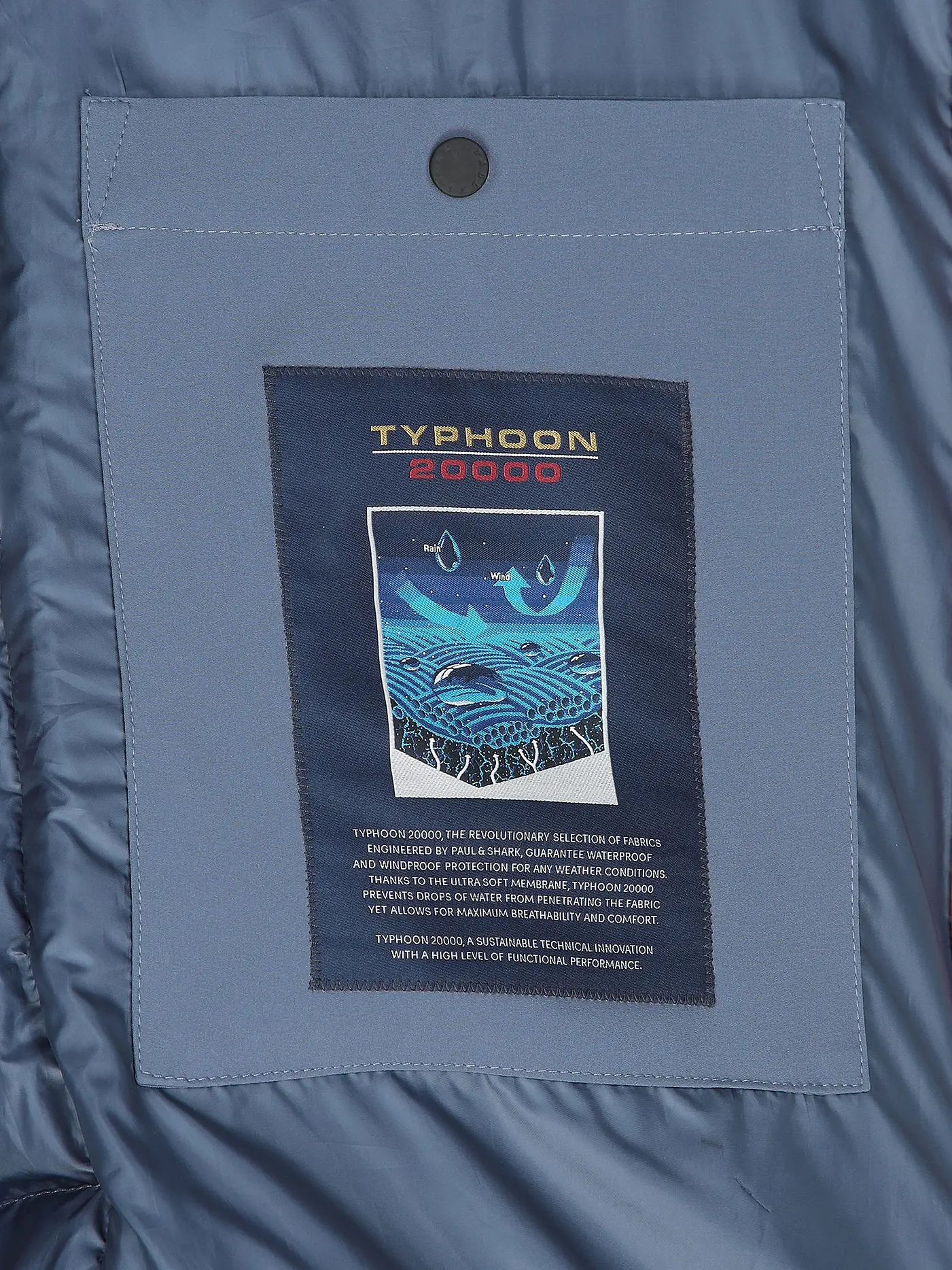 PAUL & SHARK | Daunenparka TYPHOON | blau