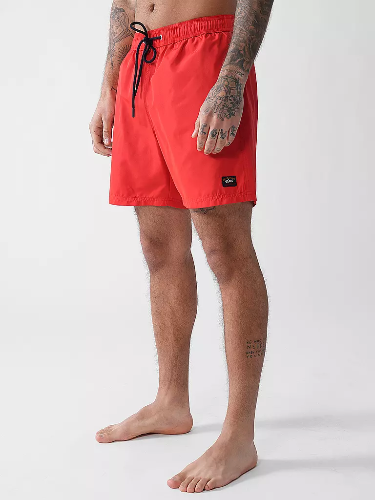 PAUL & SHARK | Badeshorts  | rot