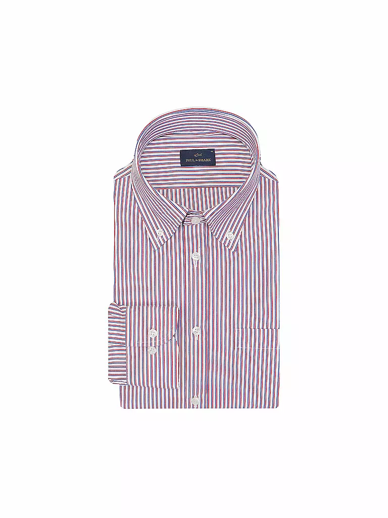 PAUL & SHARK | Hemd Regular Fit  | rot