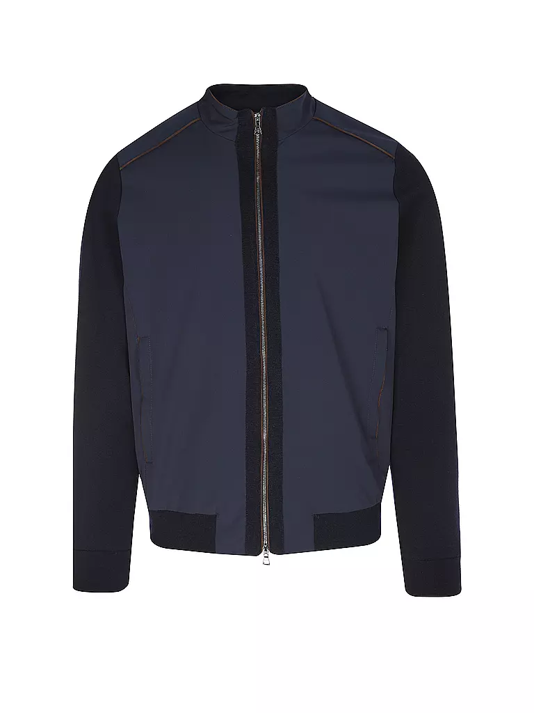 PAUL & SHARK | Jacke  ALCANTARA PIPING | dunkelblau
