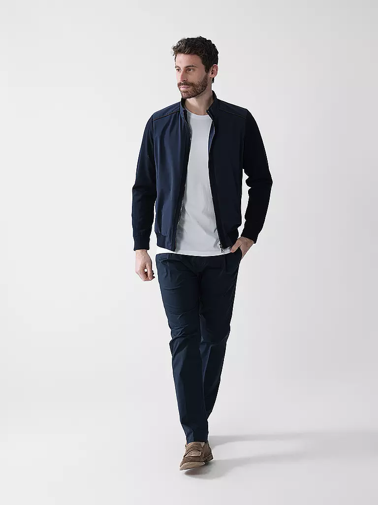 PAUL & SHARK | Jacke  ALCANTARA PIPING | dunkelblau