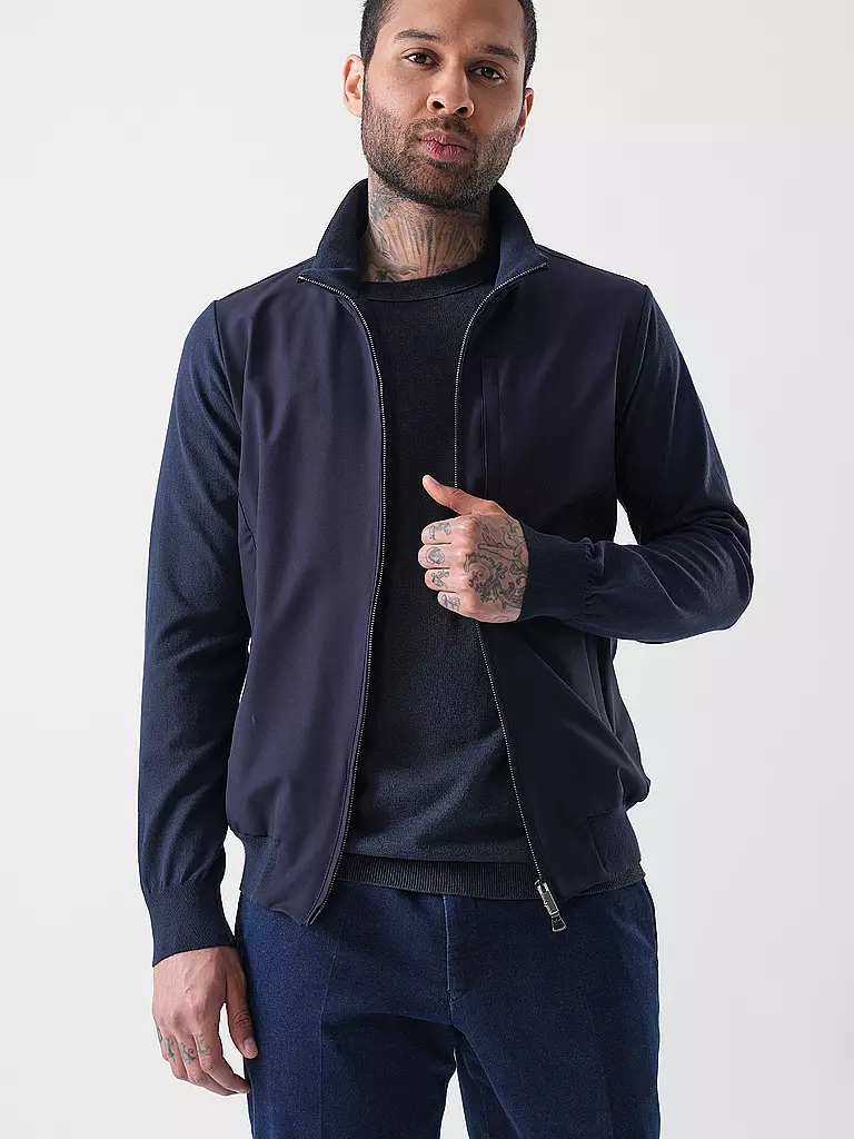 PAUL & SHARK | Sweatjacke  | dunkelblau