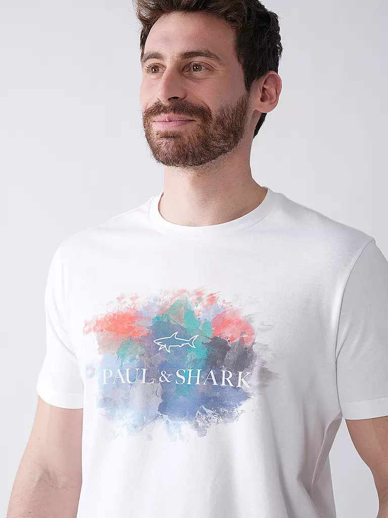 PAUL & SHARK | T-Shirt  | weiss