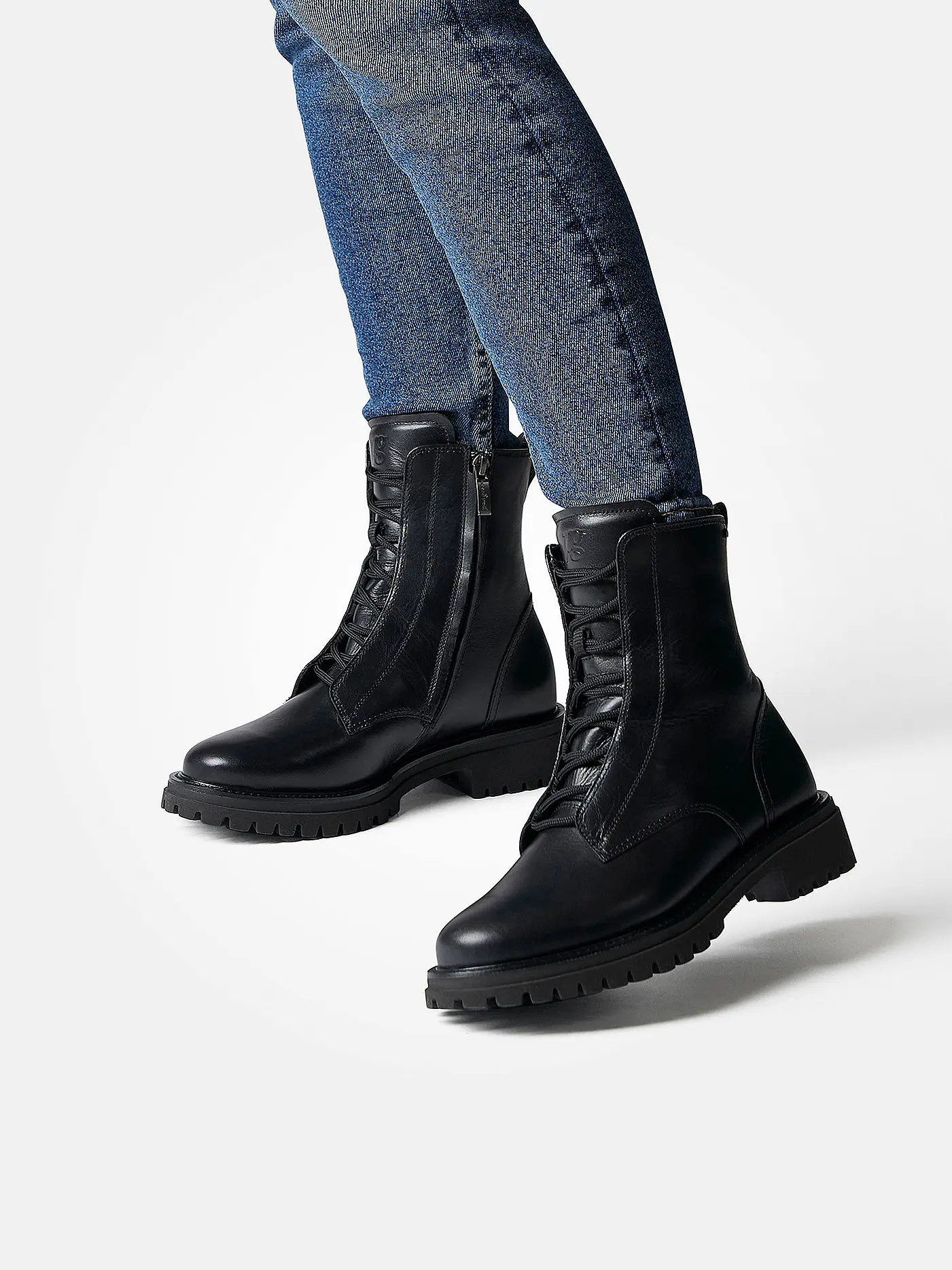 PAUL GREEN | Schnürboots  | schwarz