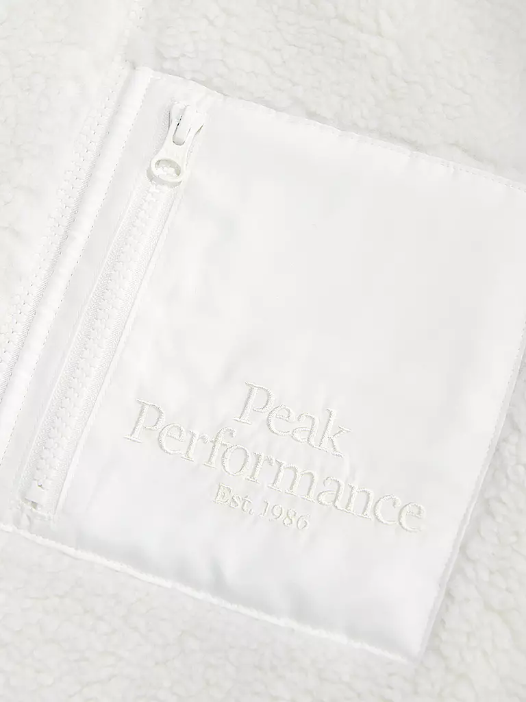 PEAK PERFORMANCE | Fleecejacke | weiß