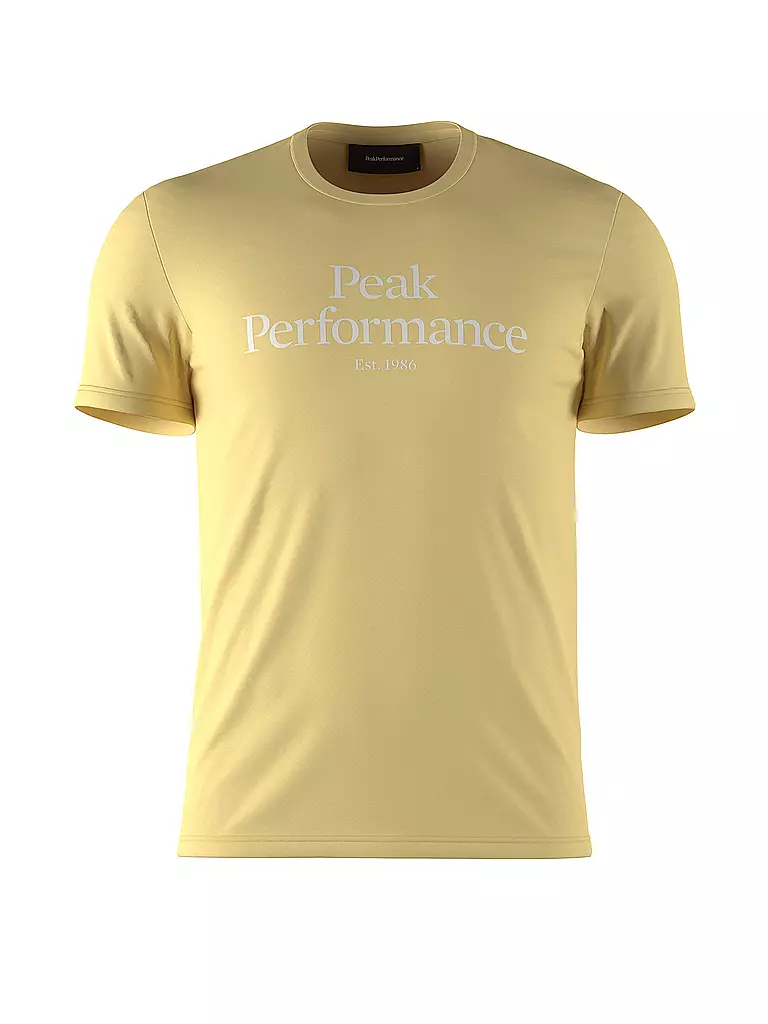 PEAK PERFORMANCE | T Shirt Slim Fit  | gelb