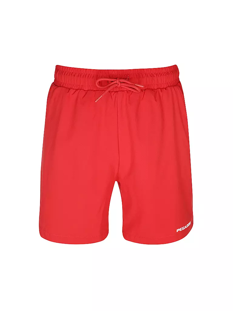 PEGADOR | Badeshorts | rot