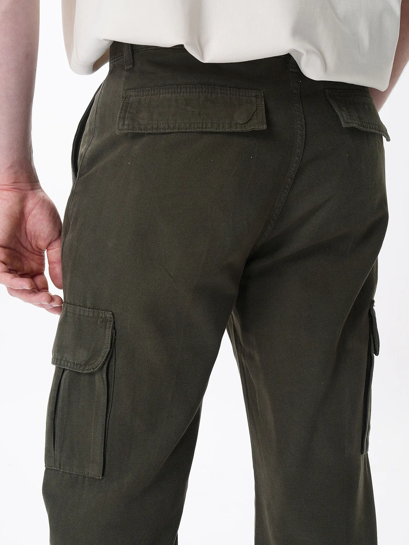PEGADOR | Cargohose NEIVA Straight Fit | olive