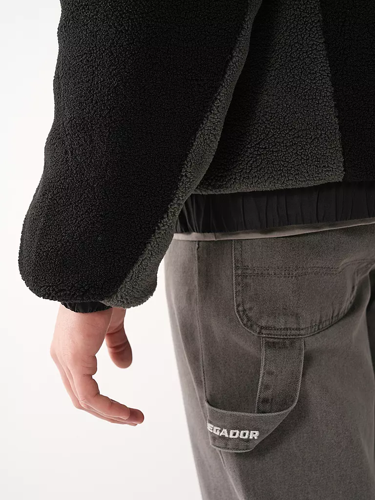 PEGADOR | Fleecejacke ABSECON | schwarz