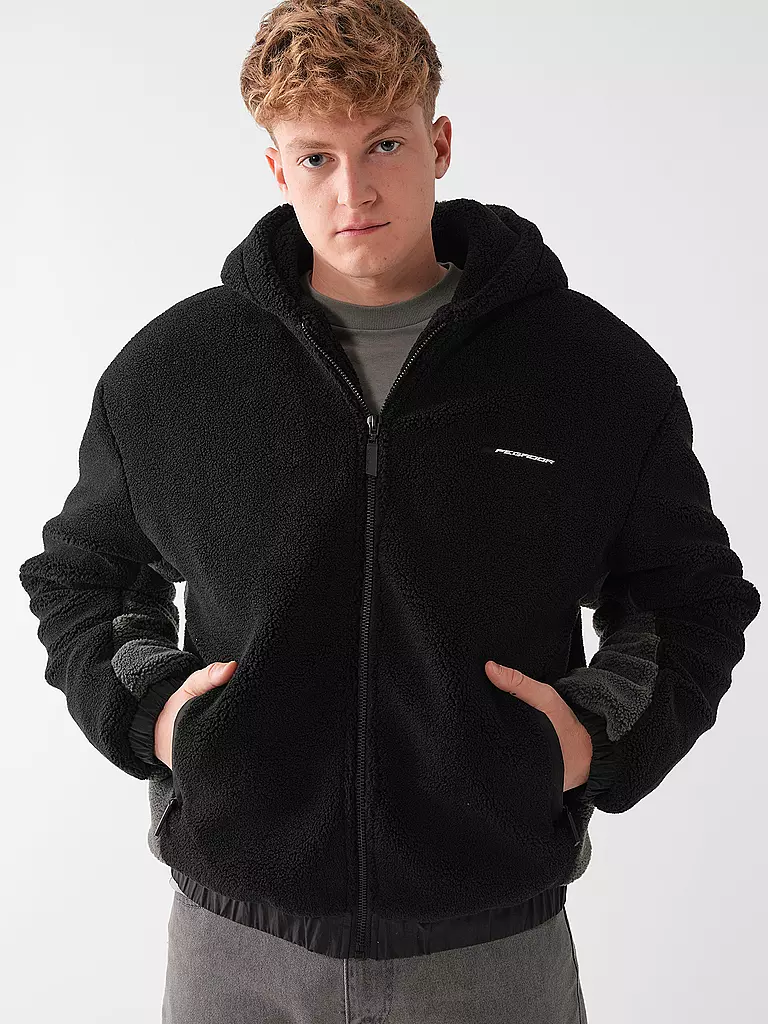 PEGADOR | Fleecejacke ABSECON | schwarz
