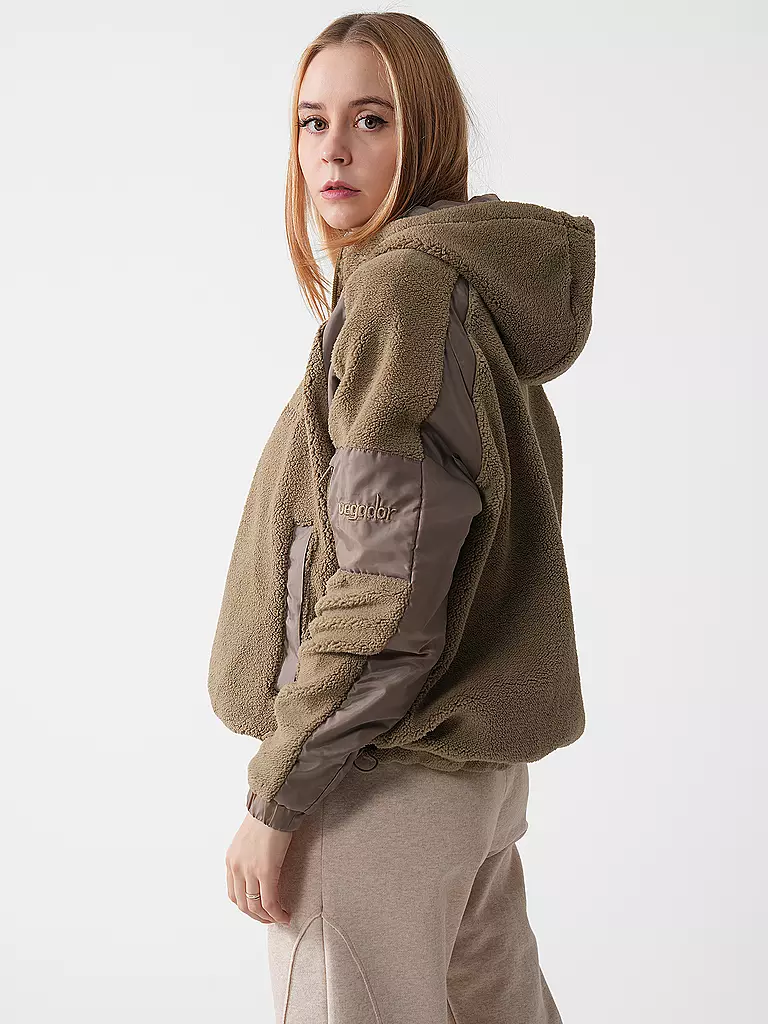 PEGADOR | Hybridjacke BONNY TEDDY | schwarz