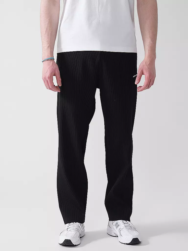 PEGADOR | Jogginghose TROY PLISSEE | grau