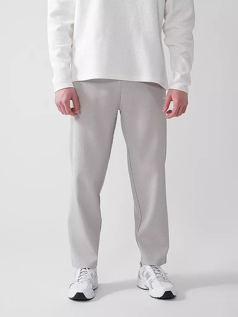 PEGADOR | Jogginghose TROY PLISSEE | schwarz