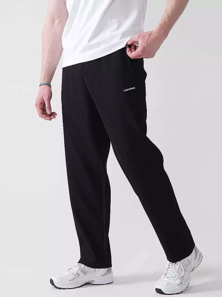 PEGADOR | Jogginghose TROY PLISSEE | grau