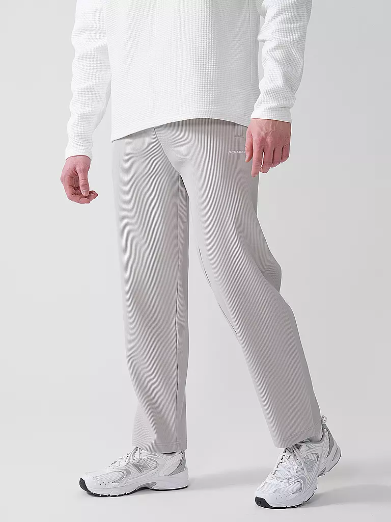 PEGADOR | Jogginghose TROY PLISSEE | schwarz