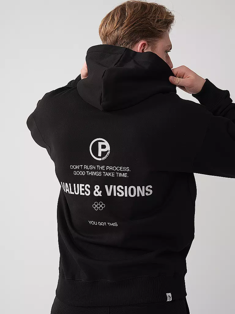 PEGADOR | Kapuzensweater - Hoodie CLINTON  | schwarz