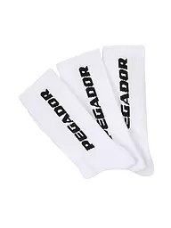 PEGADOR | Socken 3er Pkg. black/white | weiss
