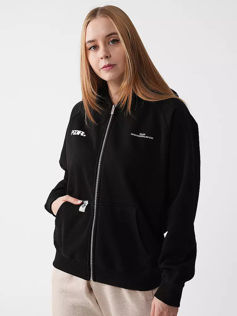 PEGADOR | Sweatjacke DEE | schwarz