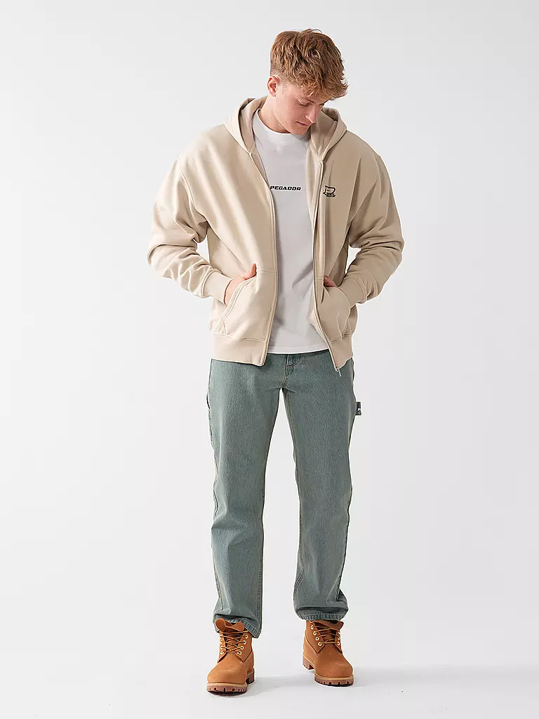PEGADOR | Sweatjacke FOX  | beige